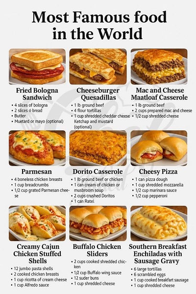 https://allstreetfood.com/
Recipes & DIY
The famous recipes in the world:
streetfood