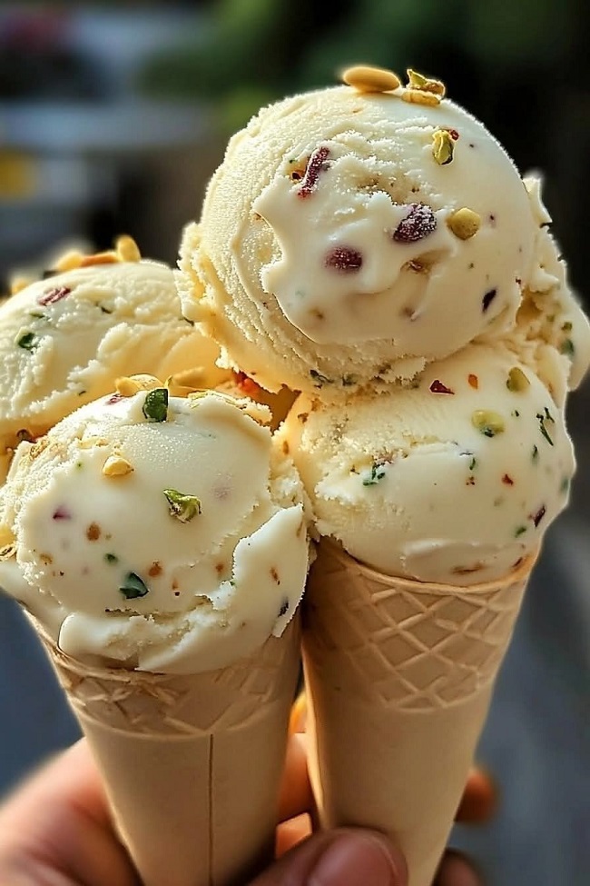 all street food Homemade Ice Cream Recipe