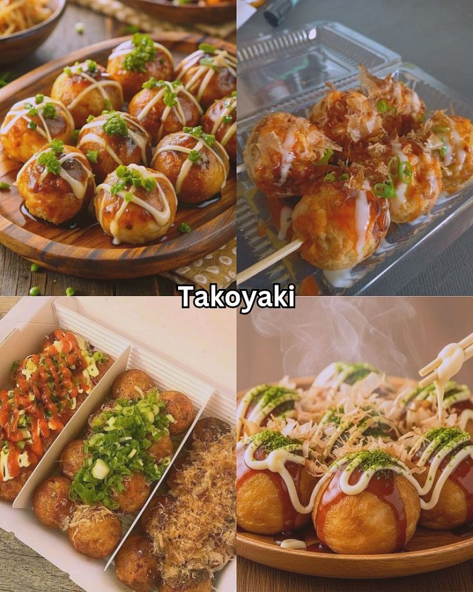 👉Takoyaki – The Savory Ball of Delight